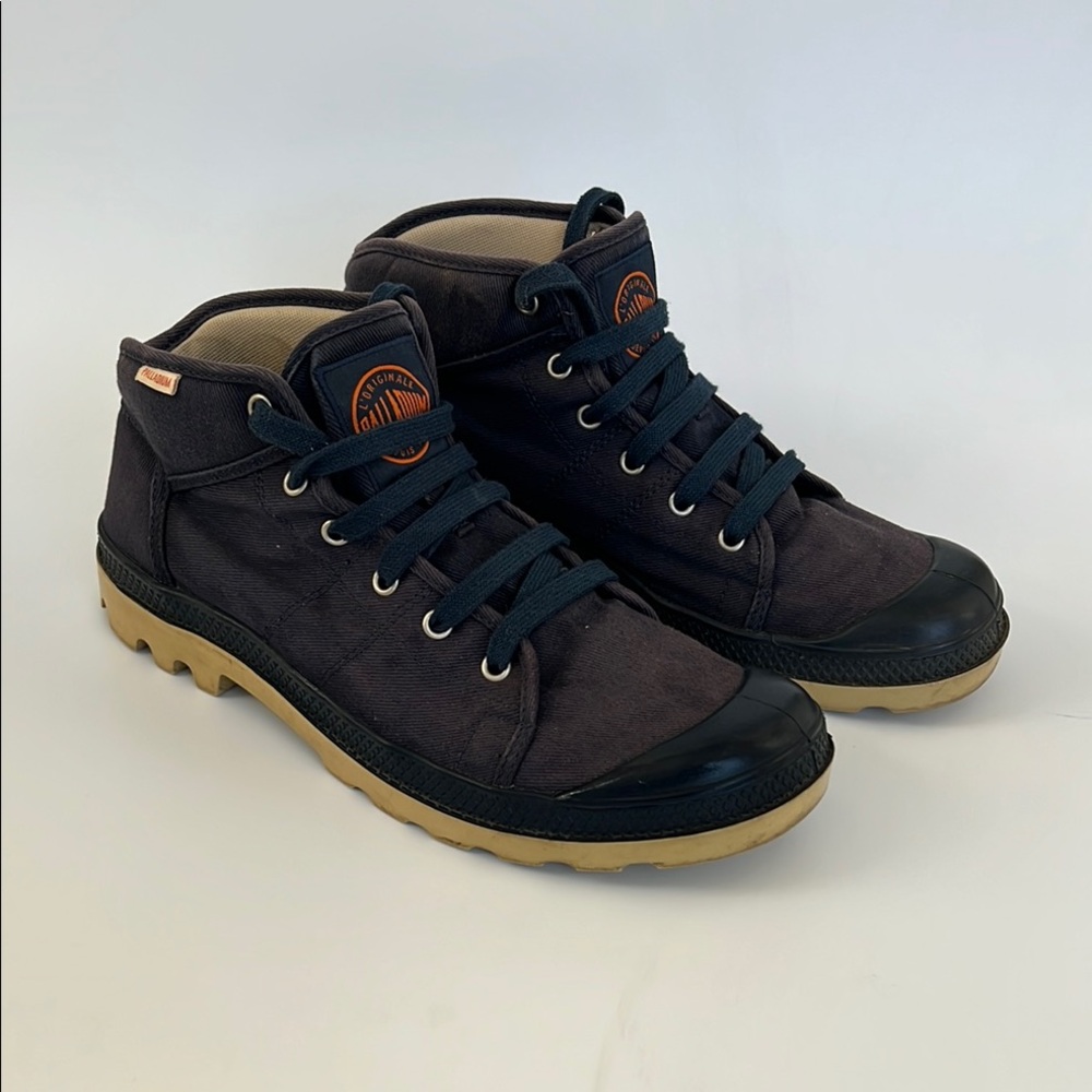 Palladium Men's navy Canvas Boots